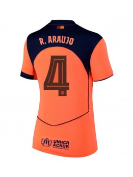 Billige Barcelona Ronald Araujo #4 Tredjedrakt Dame 2025-26 Kortermet